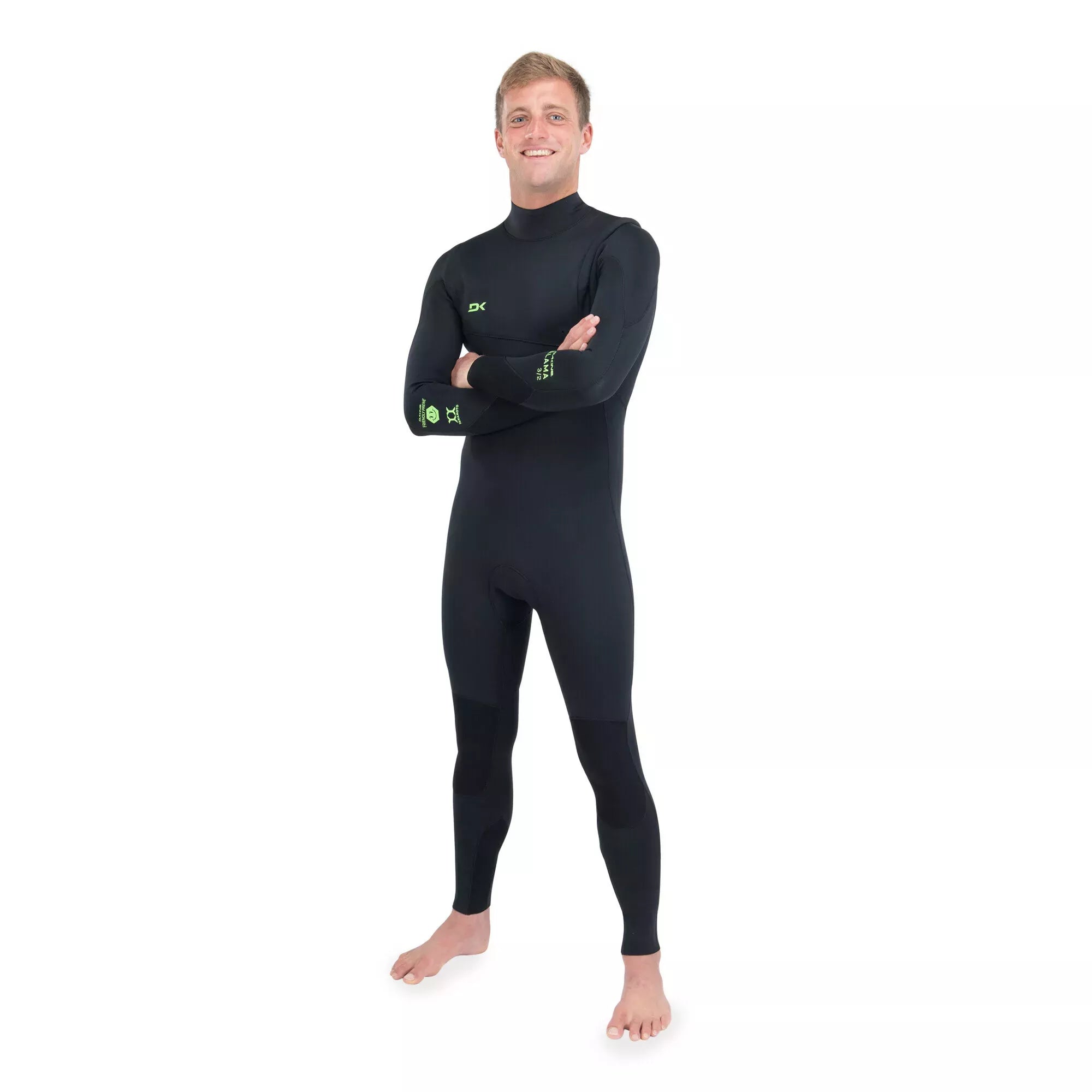 water-resistant surf clothing for wet conditions-DAKINE - MALAMA ZIP FREE FULL SUIT 4/3MM