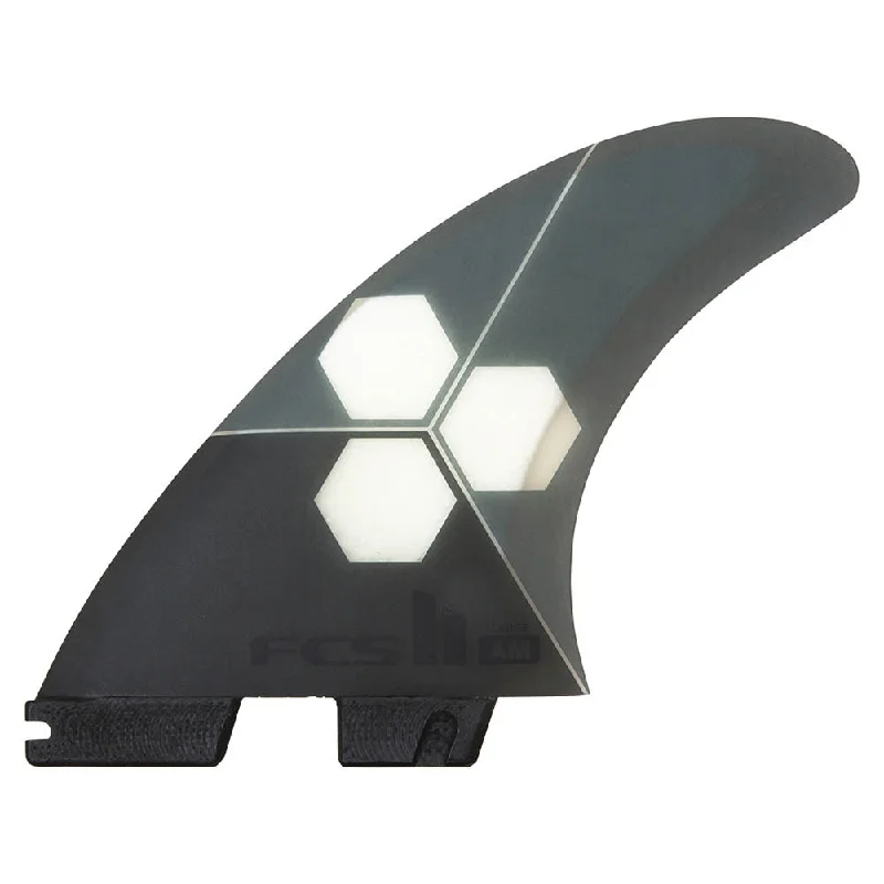 surfboard fins for cruising-FCS II AM PC AirCore Tri Fin Set - Medium