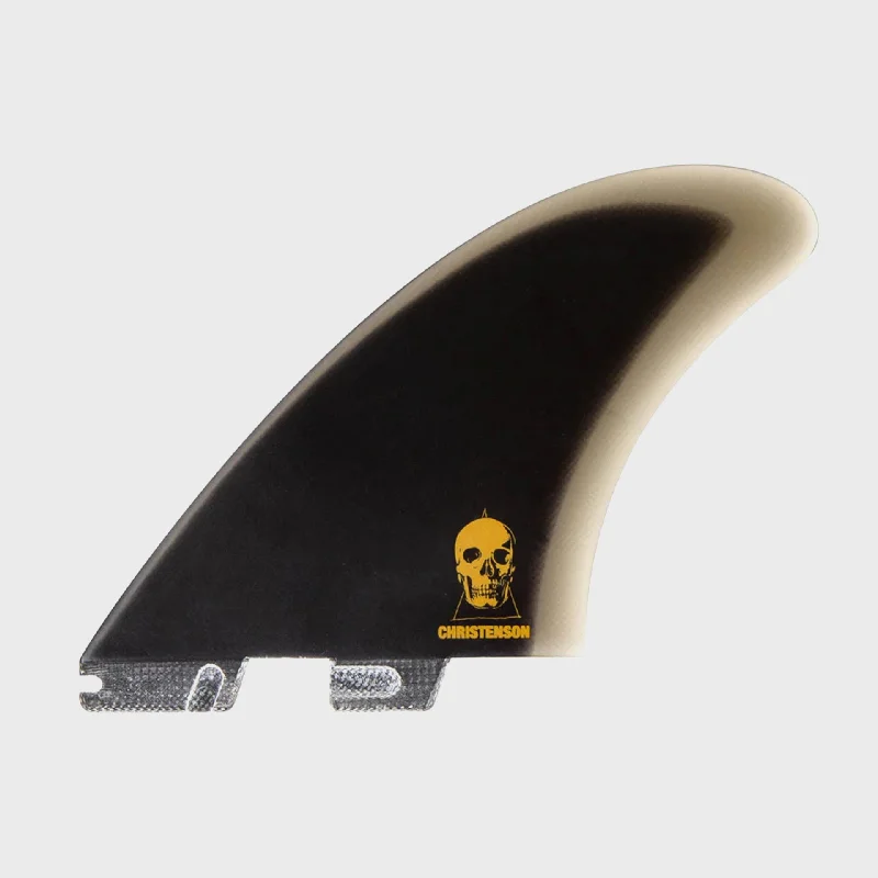 surfboard fins for longboard performance-FCS Christenson FCS II Twin Fin - Extra Large - Black