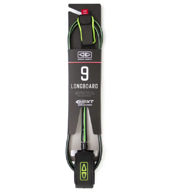 surf clothing for paddleboarding-O&E Premium Longboard OneXT 9' Legrope - Black Green