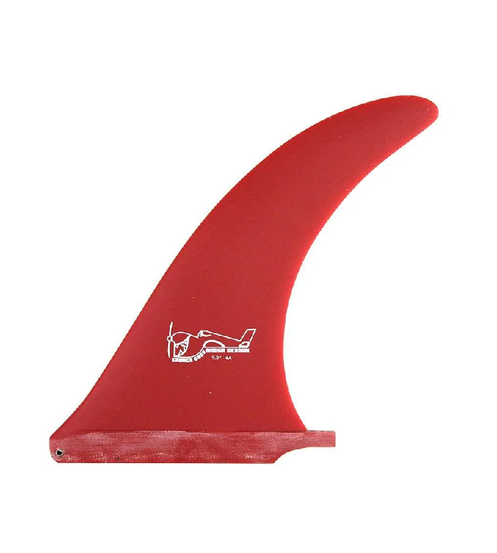 surfboard fins for lightweight handling-Greenough 4A Solid Red 8.5