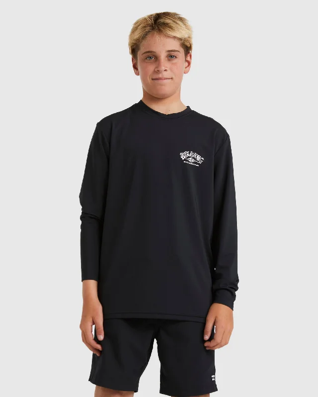 surf clothing with sand-repellent fabric-Boys Ransom Lf Ls