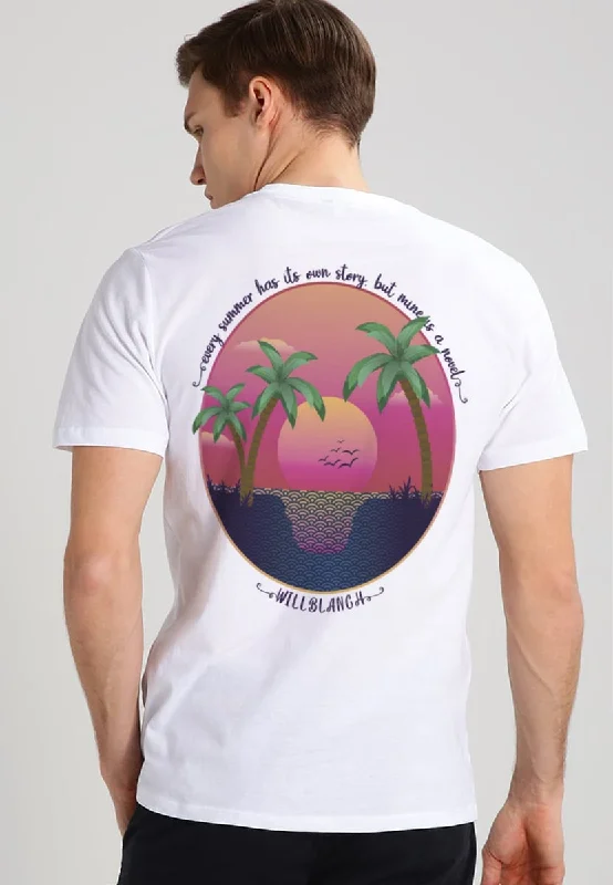 stylish surf clothing for summer-"THE BEACH" UNISEX TEE