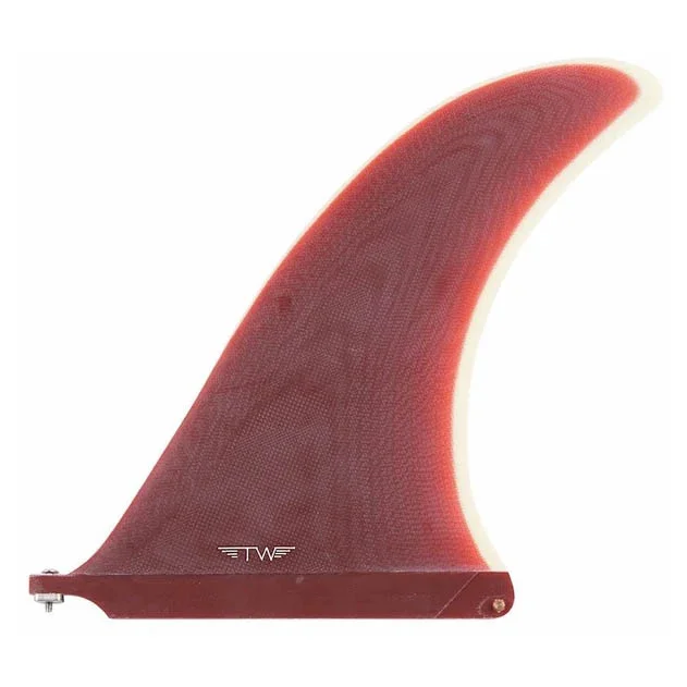 surfboard fins for longboard performance-Captain Fin Co. Tyler Warren 10.5" Pivot Longboard Fin - Wine