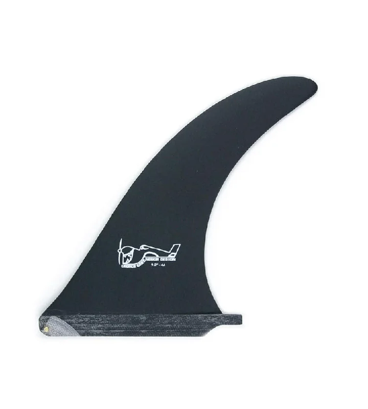 surfboard fins with improved maneuvering-Greenough 4A Black 7.5