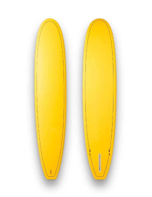 surfboard suction cup mounts for easy access-9'1" x 22" x 3" Sunray Yellow