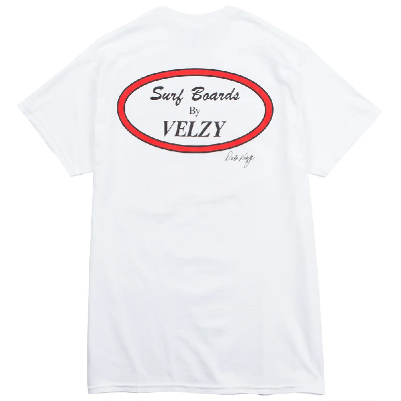 surfboard tail pads with ergonomic design-Velzy Surfboard Oval Mens Classic Tee