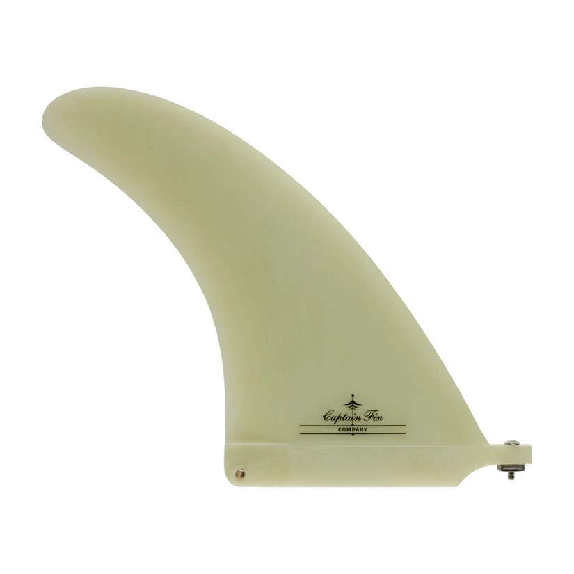 surfboard fins with adjustable setups-Captain Fin Co. Josh Hall 7.5" Single Fin Cream