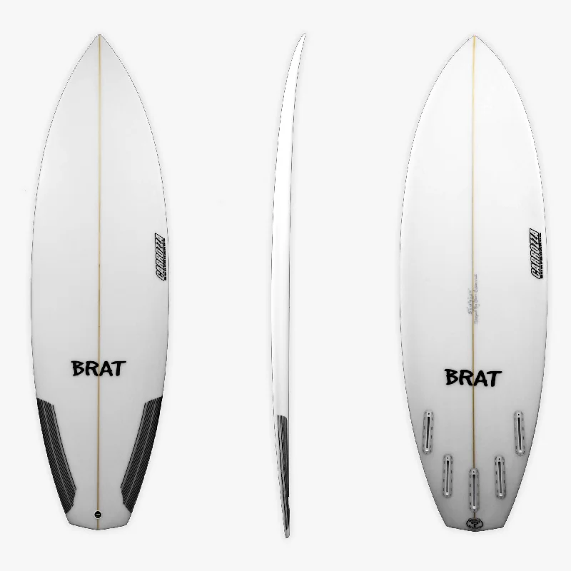 longboard surfboards with a concave deck for comfort-Brat