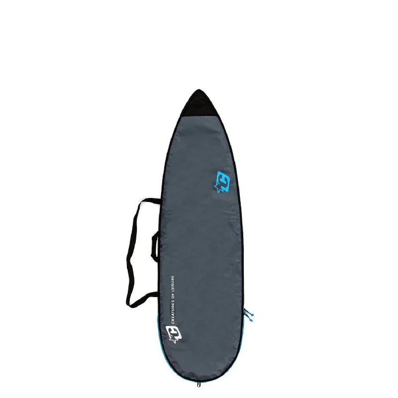 high-performance surf clothing for competition-Creatures | Lite Shortboard Charcoal Cyan