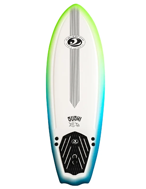 longboard surfboards for easier paddling-CBC 5'8" Fish Soft Surfboard