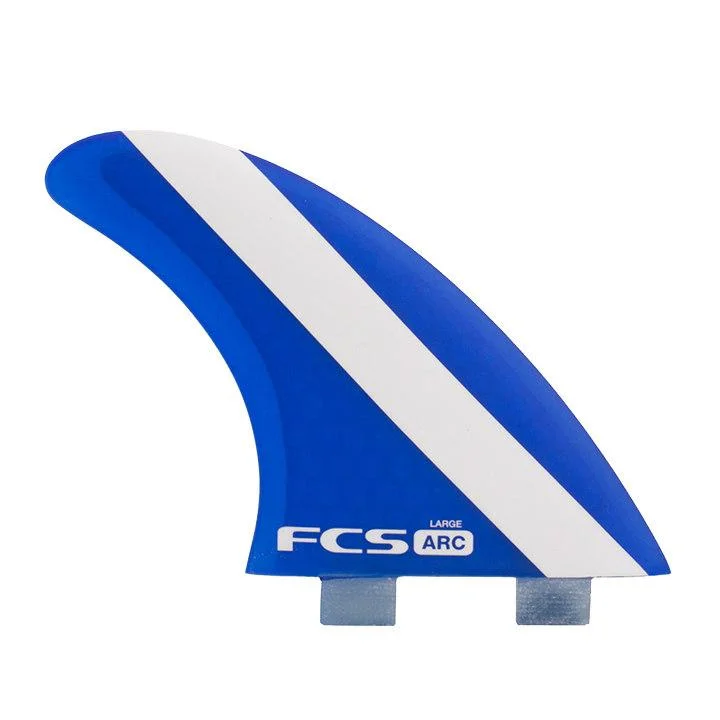 surfboard fins with strong flex for performance-FCS 1 ARC PC Large Tri Fin Set