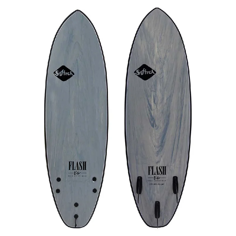 longboard surfboards for ultimate maneuverability-Softtech Flash Eric Geiselman II 6'0 Surfboard - Grey Marble