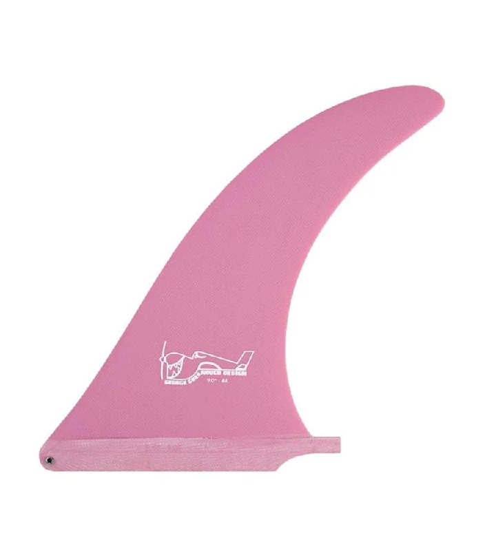 surfboard fins for stability in choppy conditions-Greenough 4A Pink 9.75