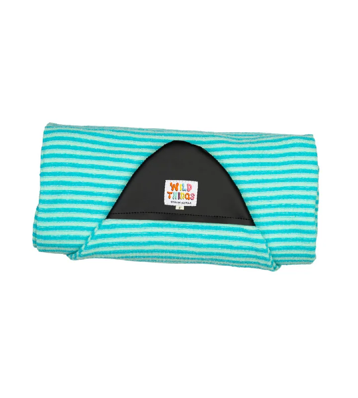 surf clothing with stretchy, comfortable fit-Short Boardsock Aqua