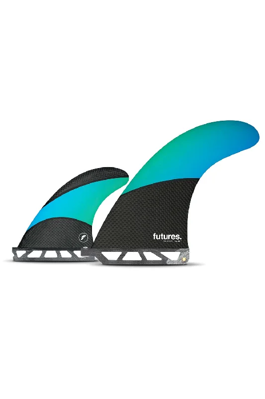 surfboard fins for stability in choppy conditions-Futures Fins Longboard Techflex 2+1 Fin - Blue / Green