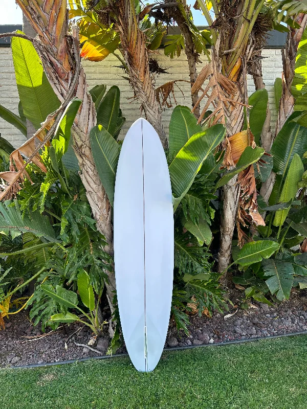 longboard surfboards with minimal rocker for easy paddling-7'6" Grant Noble Homesick