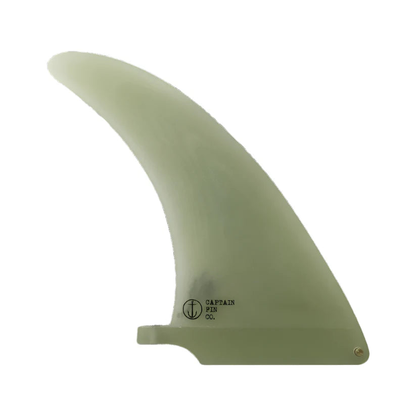 surfboard fins for tight turns-Captain Fin Co. Jeff McCallum 8" Glow Glass Single Fin