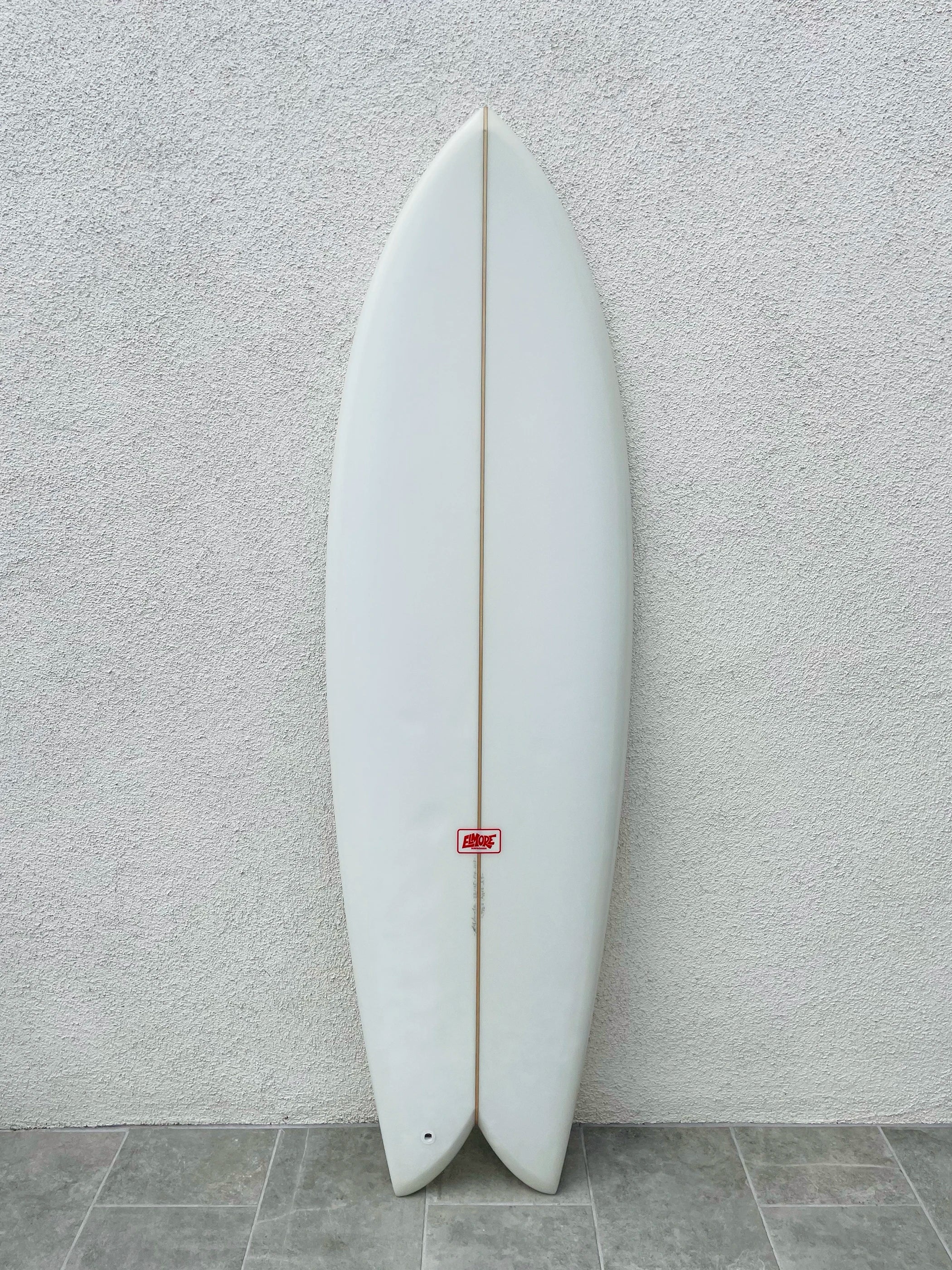 longboard surfboards for speed and control-Troy Elmore | 6’3” Fryed Fish Clear Surfboard (USED)