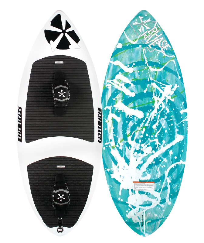 surfboard fin boxes with extra reinforcement-2022 Phase Five RATCHET 54” Wakesurf Board