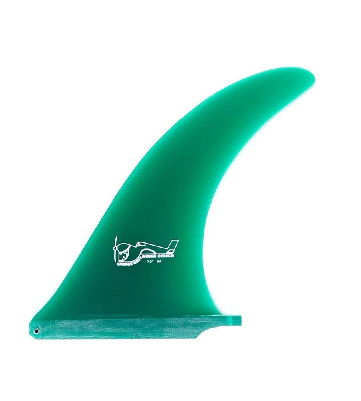 surfboard fins with soft edges for smoother rides-Greenough 4A Green 9