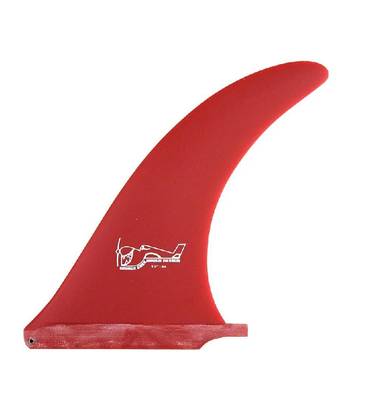 surfboard fins for small wave conditions-Greenough 4A Solid Red 10