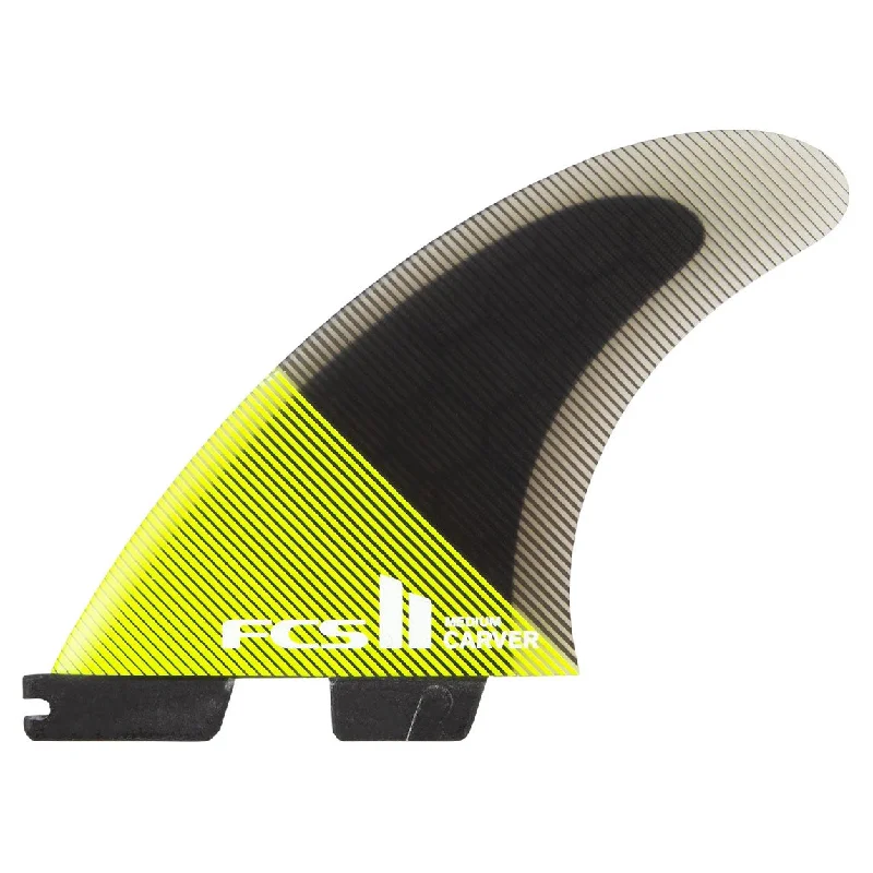 surfboard fins for small wave conditions-FCS II Carver PC Tri Fin Set - Medium