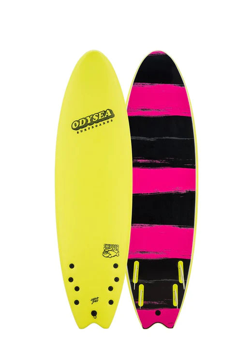 surfboard pads for better control during turns-6'6 Skipper Quad