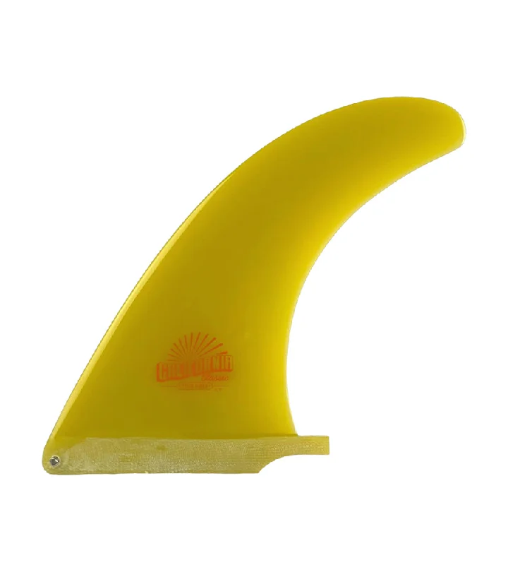 surfboard fins with easy-release systems-California Classic Yellow 8.5