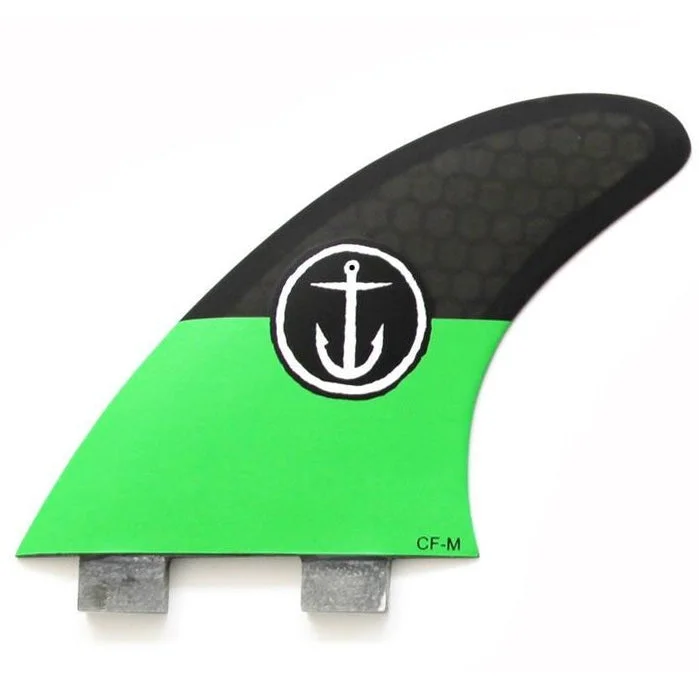 surfboard fins for big wave surf-Captain Fin Co. CF FCS Compatible Tri-Quad Fin Set