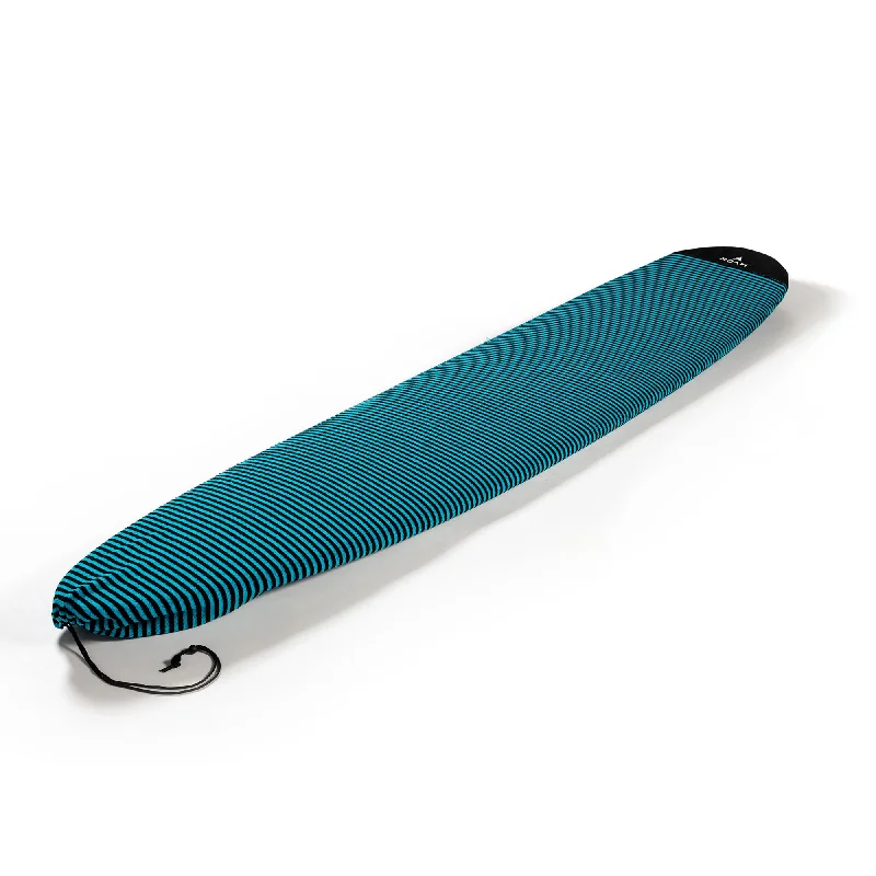 longboard surfboards for carving tight arcs-Roam Long Surfboard Sock - Blue Stripe