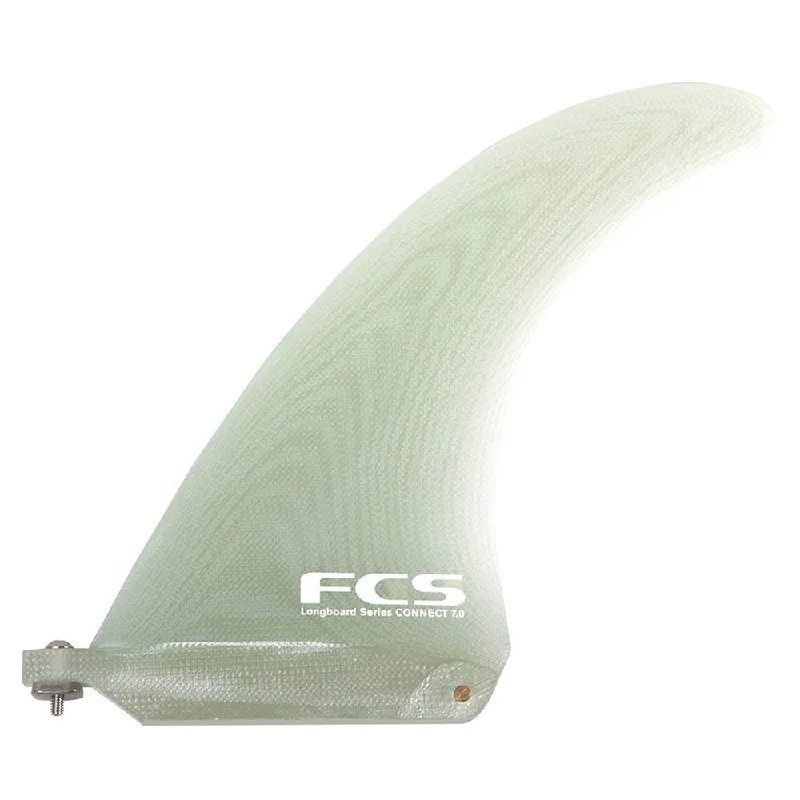 surfboard fins with adjustable setups-FCS II Connect PG Longboard Fin - Clear