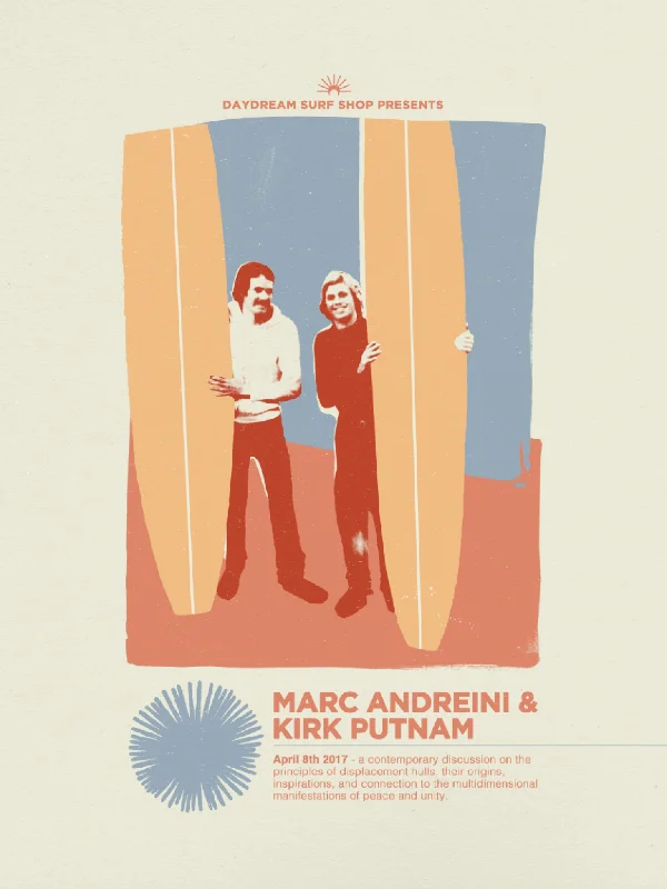 longboard surfboards with hybrid outlines for versatility-Hull Talk Night Poster