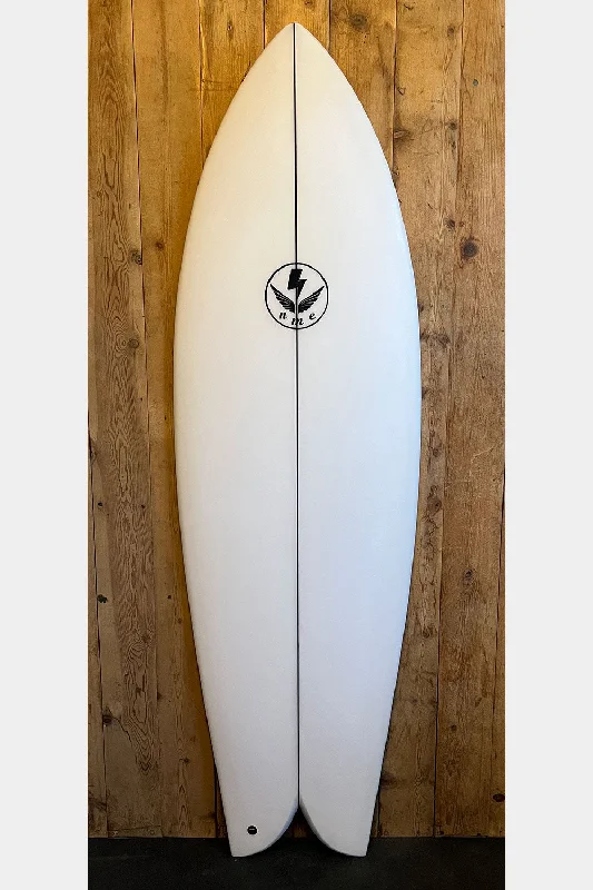 surfboard air vent for reducing pressure build-up-NME 5'10" Fishy Fishy Surfboard