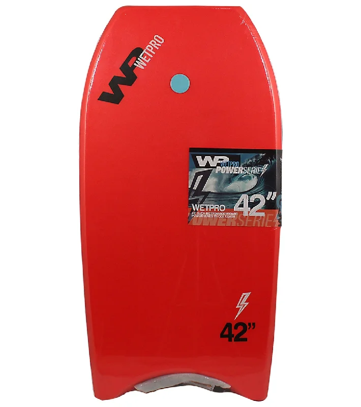 surfboard bags for easy transportation-Wet Pro Ultra Body Board  'CHANNEL SLICK 42" W/ LEASH