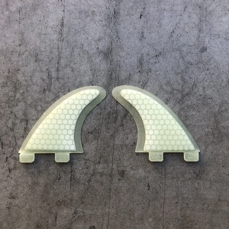 surfboard fins with adjustable setups-FCS1 Honeycomb Sidebite Rail Fins 4" x 3.88"