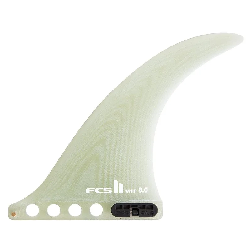 surfboard fins with a solid base for better grip-FCS II Whip PG Longboard Fin - Clear