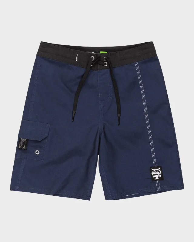 surf clothing with built-in sunscreen-Boys 8-16 Mercury Cargo 17" Boardshorts