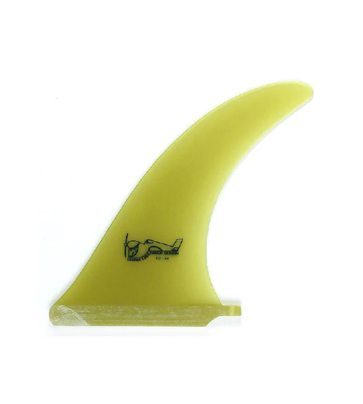 surfboard fins for retro boards-Greenough 4A Yellow 6.5