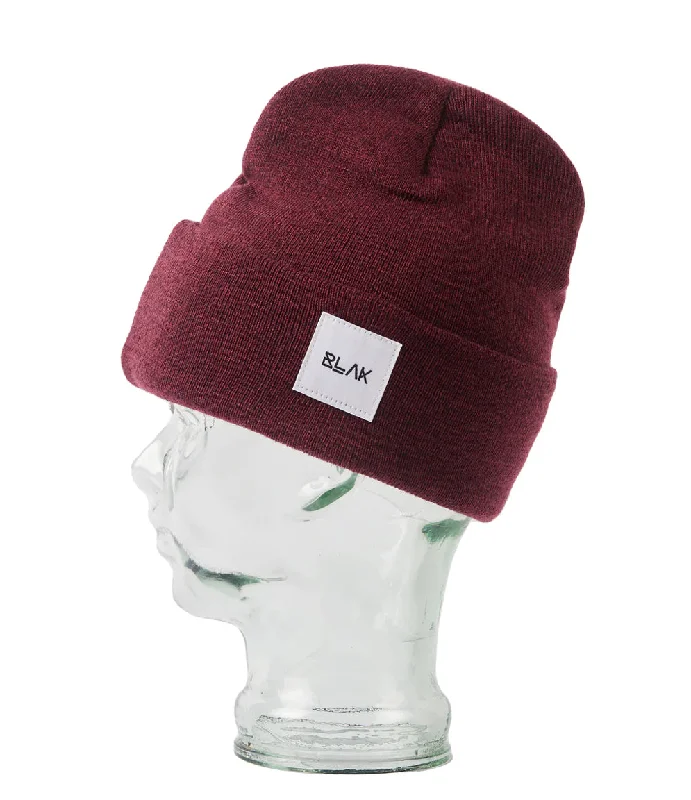 surf clothing for all-day comfort-Blak - Timeless Beanie - Maroon