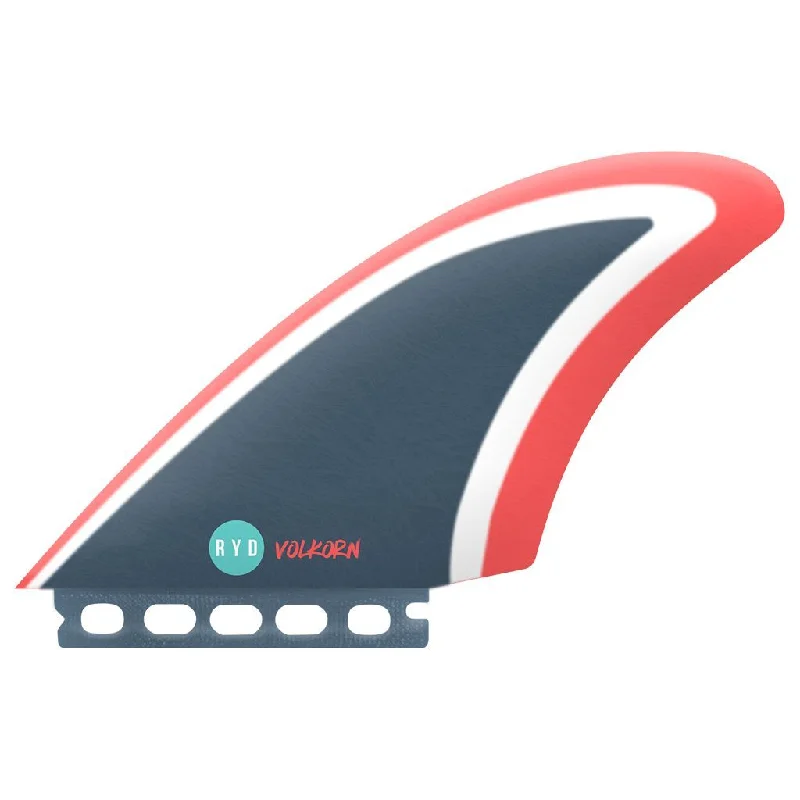 surfboard fins with easy-release systems-Volkorn TWIN/KEEL - Glass