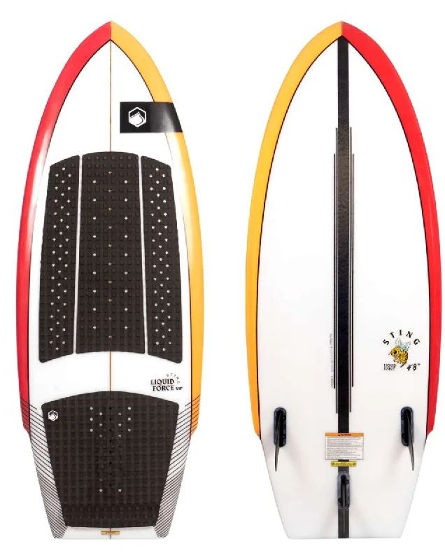 surfboard inflatable fins for lightweight use-Liquid Force Sting Wakesurf Board 2022