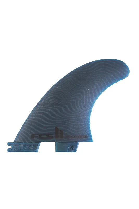 surfboard fins for added flexibility in movements-FCS II Performer Neo Glass Medium Tri Fin Set - Pacific