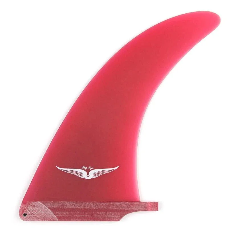 surfboard fins for even power distribution-True Ames Skip Frye Fin 6.5" - Red