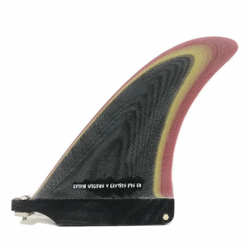 surfboard fins with deep rake for better grip-Captain Fin Co. Chippa Wilson Bonzer 6" Black