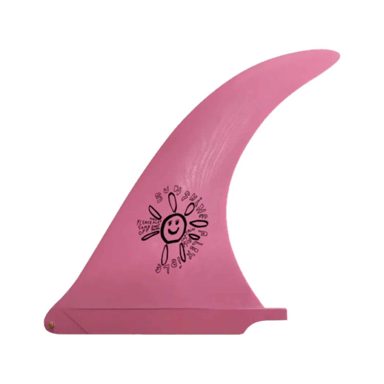 durable surfboard fins for harsh conditions-Captain Fin Co. Alex Knost Sunshine 10" Pink