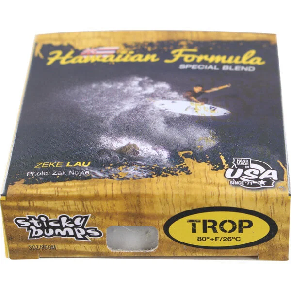 surfboard carrying handle for convenience-Sticky Bumps Hawaiian Formula Tropical Surfboard Wax