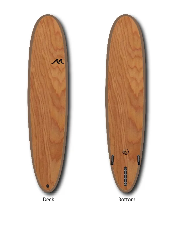 surfboard nose protector for damage prevention-Shogun - Wood / Flax EPS