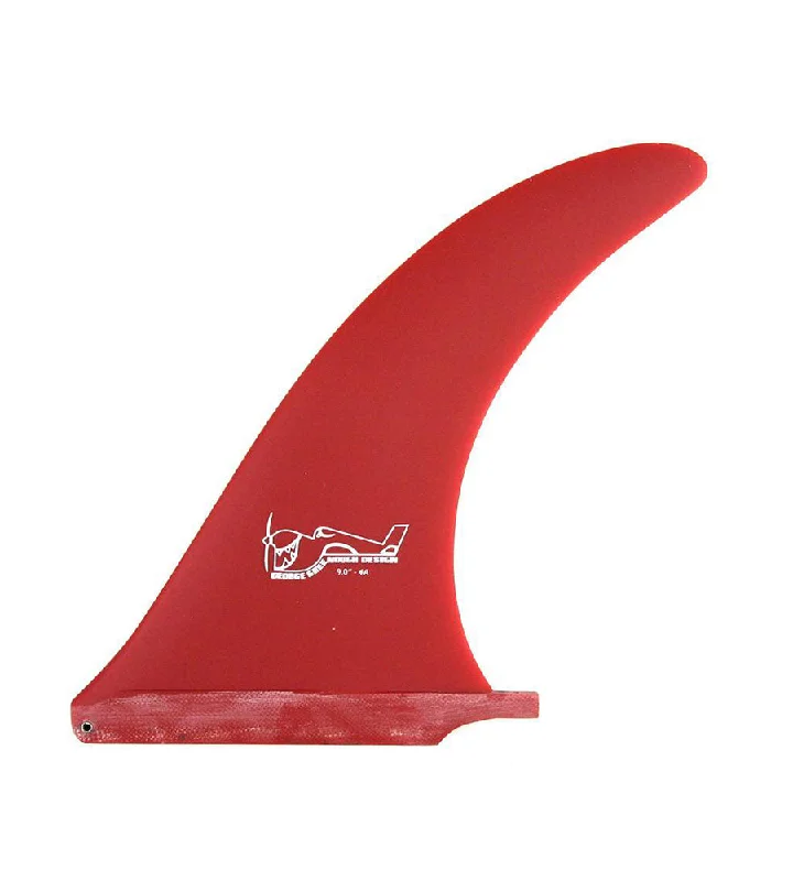 best surfboard fins for beginners-Greenough 4A Solid Red 9