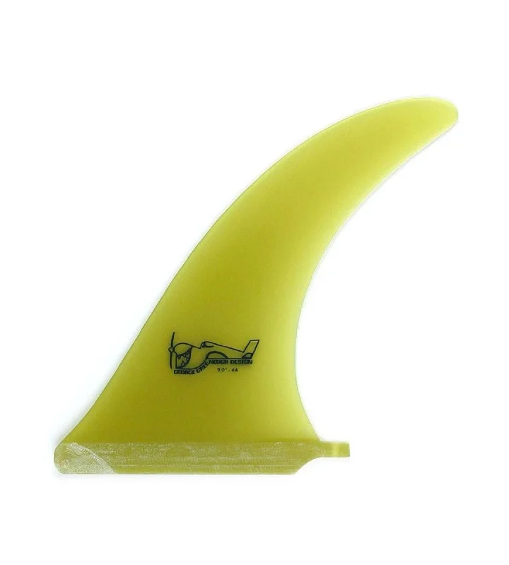 surfboard fins for carving-Greenough 4A Yellow 8.5